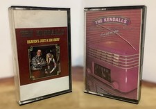 Two THE KENDALLS Vintage 70s / 80s Country Music Cassette Tapes