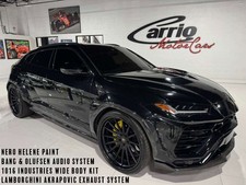 2021 Lamborghini Urus 1016 WIDE BODY KIT! Nero Helene paint, factory Akrapovic