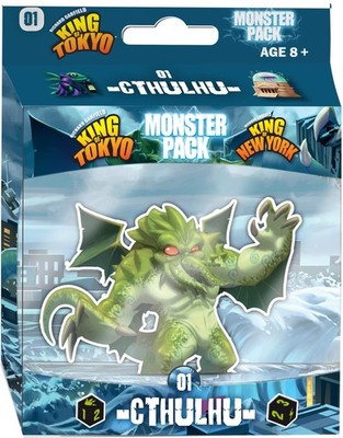 Iello , King of Tokyo: Cthulhu Monster Pack , Board Game , Ages 8+ , 2 to 6 Play