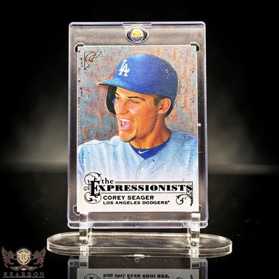 2017 Topps Gallery Corey Seager The Expressionists E-14 SP Art Insert Dodgers!