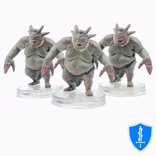 Pusk Sloth Demon X3 - Planar Perils 2 Pathfinder Battles Dd Miniature