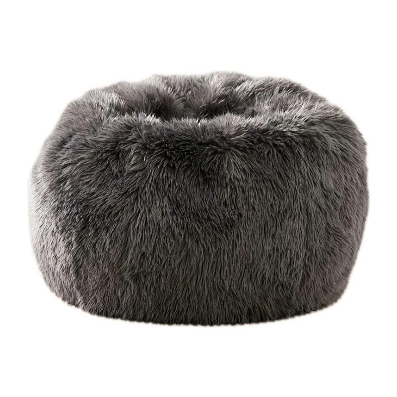 Pottery Barn Faux Real Fur Bean Bag 41” Large