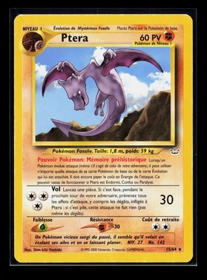 Carte Pokémon Ptera 15/64 RARE Edition 2 Ed 2 Néo Révélation Wizards FR 3 - Photo 1/2