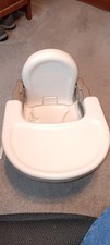 Infant booster seat for children, folding, adjustable straps.