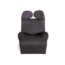 Original Cassina Wink Chair Sessel Toshiyuki Kita schwarz Stoff