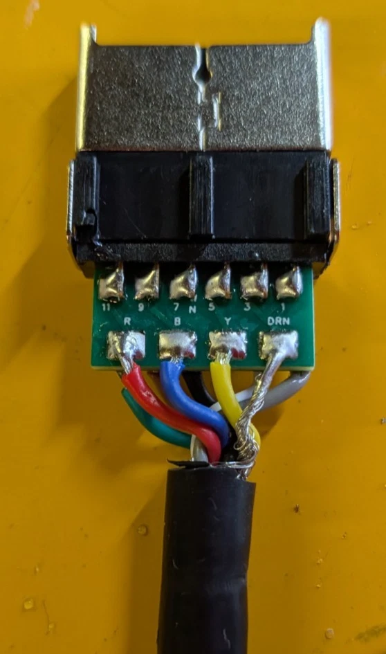 Cable Sony PlayStation 1 RGB SCART - NTSC Alta Calidad Blindado (Sincronización en Luma)