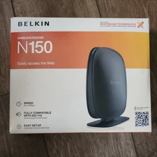 Belkin N150 Wifi Router 150Mbps 2.4GHz Open box