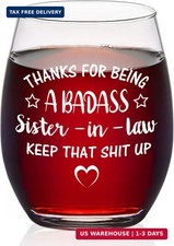Futtumy Sisters Gifts for Sister-in-law, Thanks for Being A Sister-in-Law Stemle