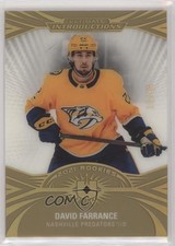 2021-22 Upper Deck Ultimate Collection Introductions Gold /49 David Farrance 6eg