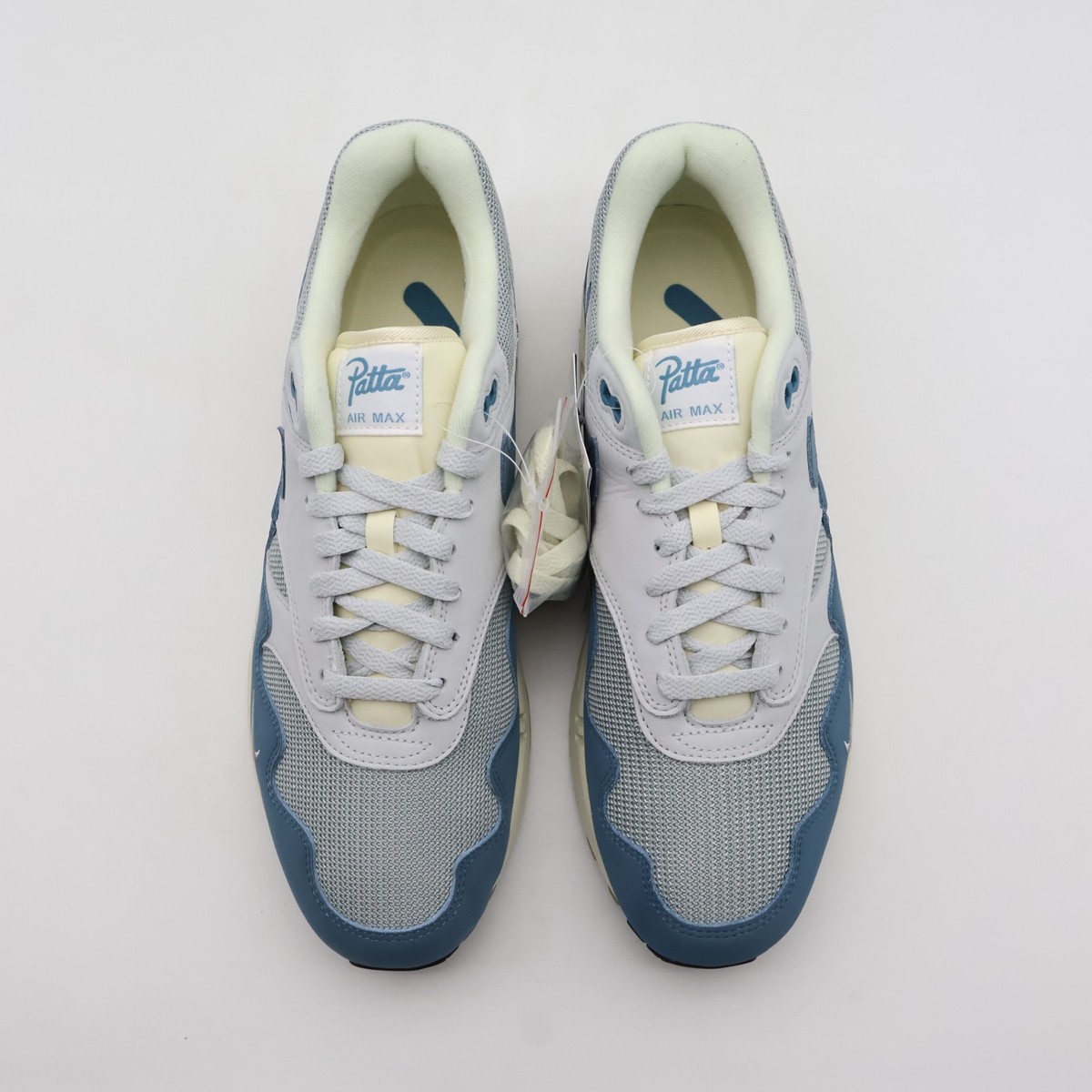 DH1348-004 Nike Air Max 1 Patta Waves Noise Aqua Metallic Silver
