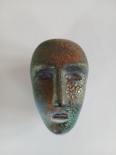 Kosta Boda Bertil Vallien signed Glass BRAINS Head Sculpture #90002 "Pablo",