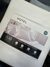 Hotel Signature 800 Thread Count Cotton 6-Piece Sheet Set, KING, White New