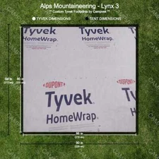 Tyvek Footprint for the Alps Mountaineering Lynx 3 Tent