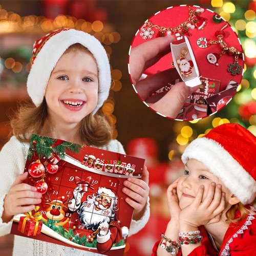 Tloeim Advent Calendar 2024 Girls Bracelet Christmas Countdown Calendar,24 Da... - Picture 7 of 7