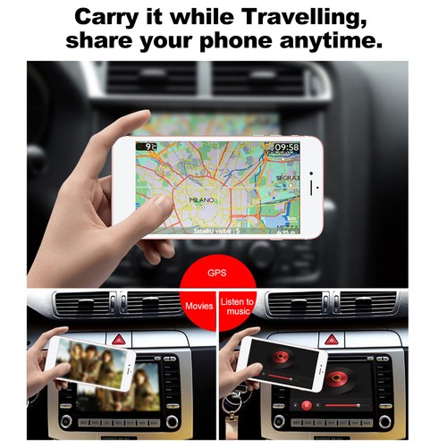 M9 Wireless Display Adapter WiFi 1080P Mobile Screen Mirroring Receiver Dongle - Afbeelding 3 van 10