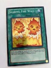 Searing fire wall foil 1st edition yu-gi-oh gaming cards cscan