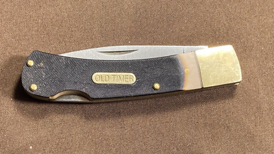 Vintage Schrade Old Timer 1113577 Folding Lockback Pocket Knife