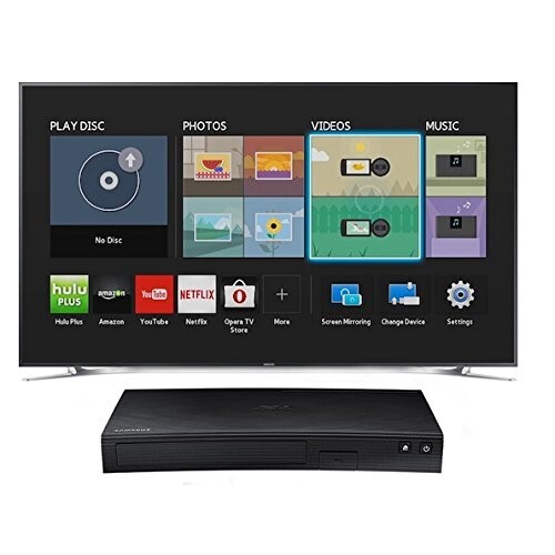 Samsung BDJ5900 Curved 3D Bluray Player with WiFi + Remote + HDMI