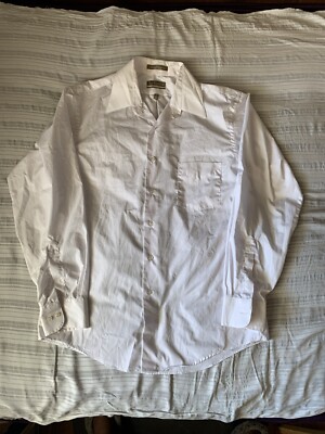 van heusen white dress shirt Performance Knit Solid Short Sleeve Button Up Shirt