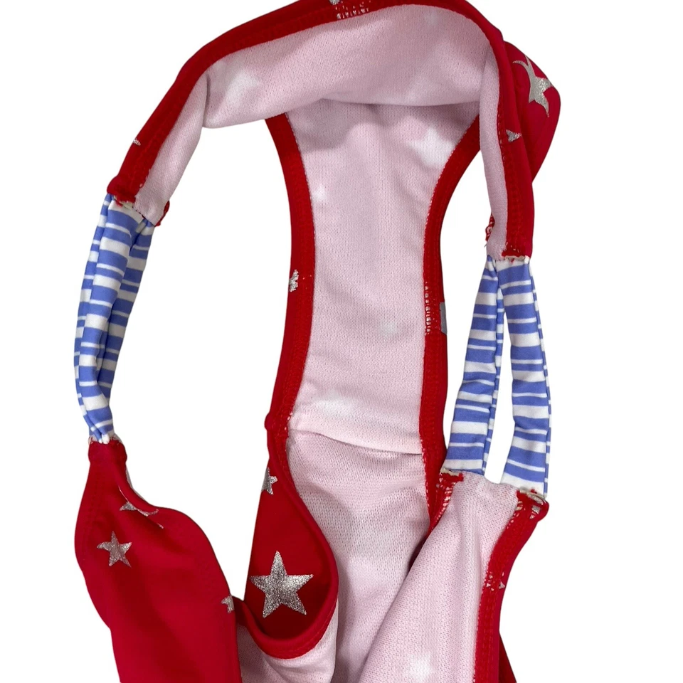 California Waves Juniors Bikini Size L Top ~ Size M Bottom ~Stars Stripes - Image 4 of 4