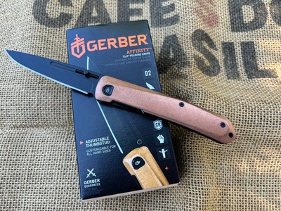 Gerber Affinity Einhand Taschenmesser Griffschalen Kupfer. 199312