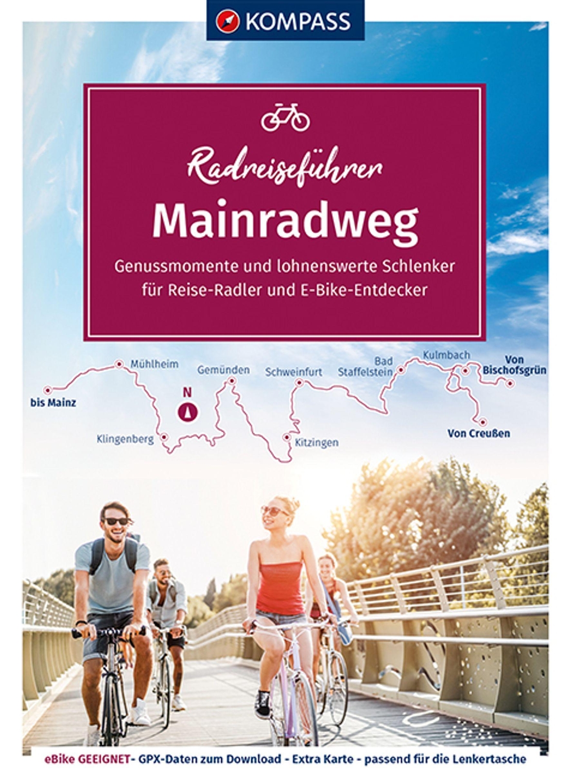 Thumbnail - Kompass Radreiseführer Mainradweg Kompass-karten Gmbh