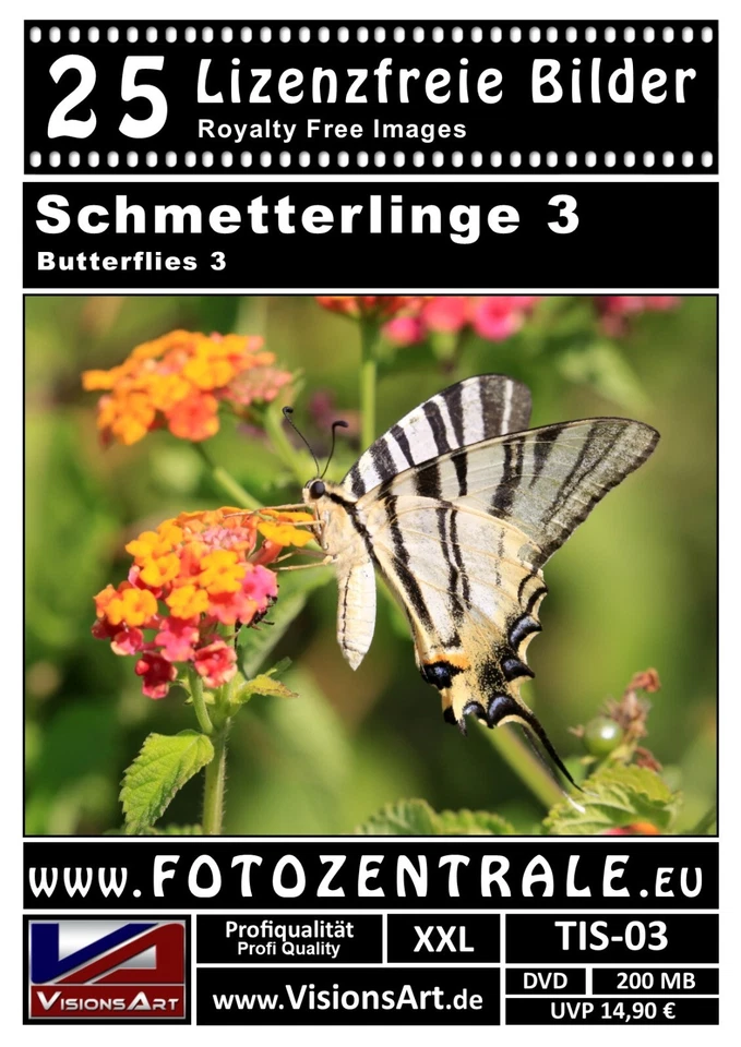 375 Lizenzfreie Profi-Bilder/Fotos! Schmetterlinge (Royalty Free) UVP 220,- - Bild 4 von 4