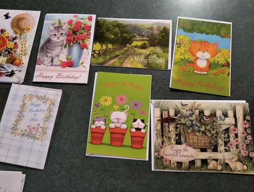 Mixed Lot Of 26 Birthday Cards & Envelopes Unused - Picture 7 of 18
