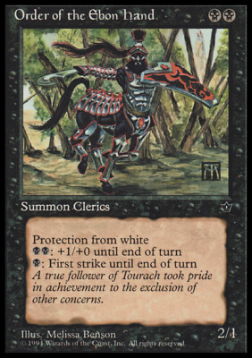 MTG ORDER OF THE EBON HAND - ART MELISSA BENSON - POOR - FE - MAGIC