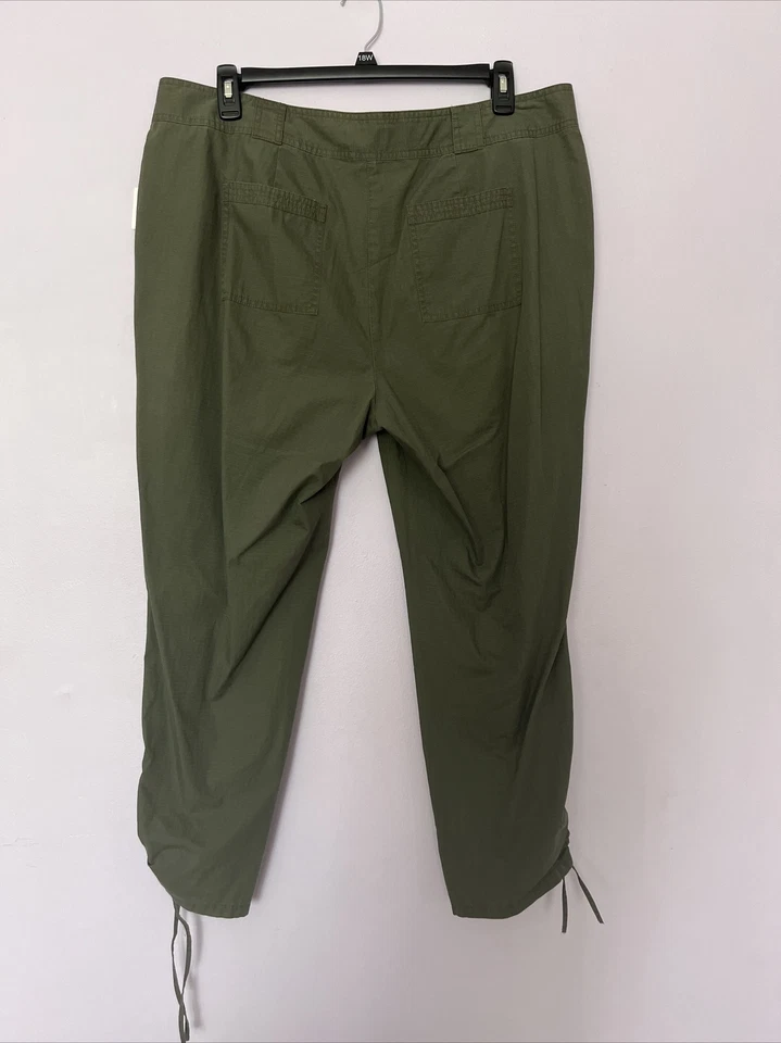 Pantalones verdes para mujer Kate Hill Plus 14W nuevos con etiquetas Foto 2 de 4