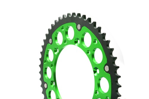 KKE 50T Hybrid Sprocket For KAWASAKI KX250F KX450F 06-24 KLX 450R 07-19 Green - Picture 8 of 9