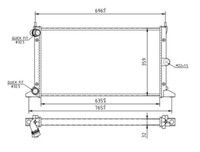 Hart KüHler WasserküHler Passend FüR VW Sharan Ford Galaxy 7M8 7M9 7M6 7M WGR