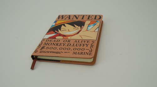 One Piece Monkey D Luffy Notebook, Plain Lined Notebook, journal, planner - Picture 3 of 10
