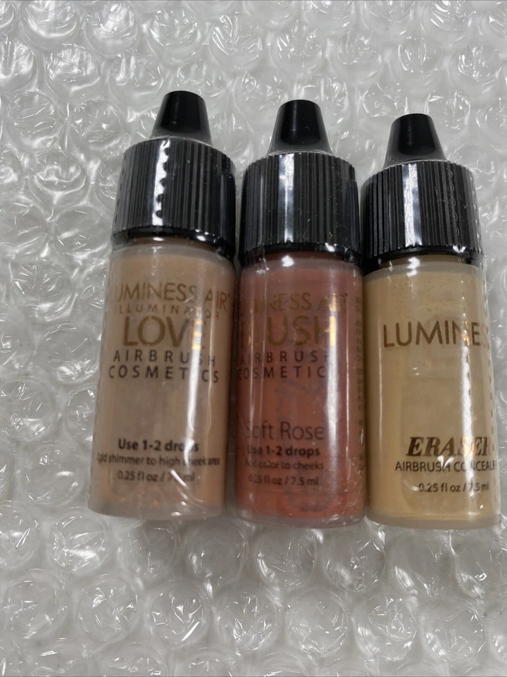 Borrador iluminador Luminess Soft Rose BLUSH 0,25 fl. oz. Lote de 3 precintados nuevos Foto 3 de 4