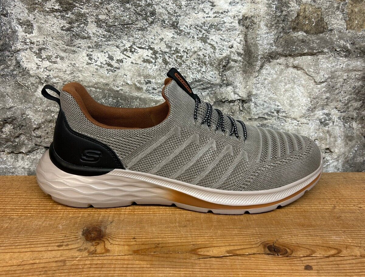 しょうページ Skechers Streetwear Garner-Crispin 210671 Men Relaxed Fit Tan Size