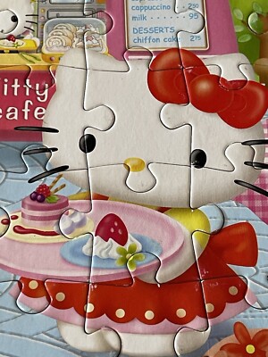 VTG Japan Sanrio Hello Kitty 60 Pcs. Jigsaw Puzzle Kitty VTG Japan Sanrio Hello Kitty 60 Pcs. Jigsaw Puzzle Kitty