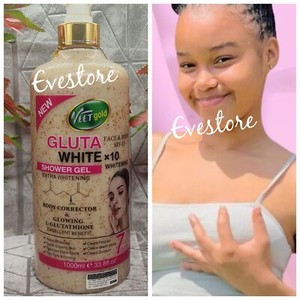 Gel Douche éclaircissant Au Glutathione - Blanchisseur Corps - Fabriqué Au Cameroun