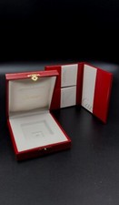 Cartier CO1039 scatola In Pelle ROSSA  Per OROLOGIO sveglia certificato garanzia