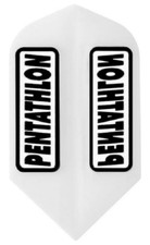PENTATHLON CLEAR Slim Dart Flights - 100 Micron - 5 sets 15 flights w/tracking