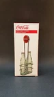 Tablecraft Coca Cola Salt and Pepper Shakers Vintage Green Glass