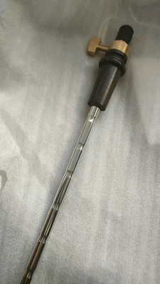 1 PC Double Bass Ebony Endpin 3/4 To 4/4 with Steel Rod - Image 1 of 4