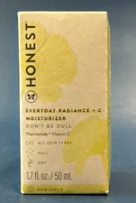Honest Beauty Everyday Radiance Vitamin C Moisturizer Improved Skin Tone 1.7 oz