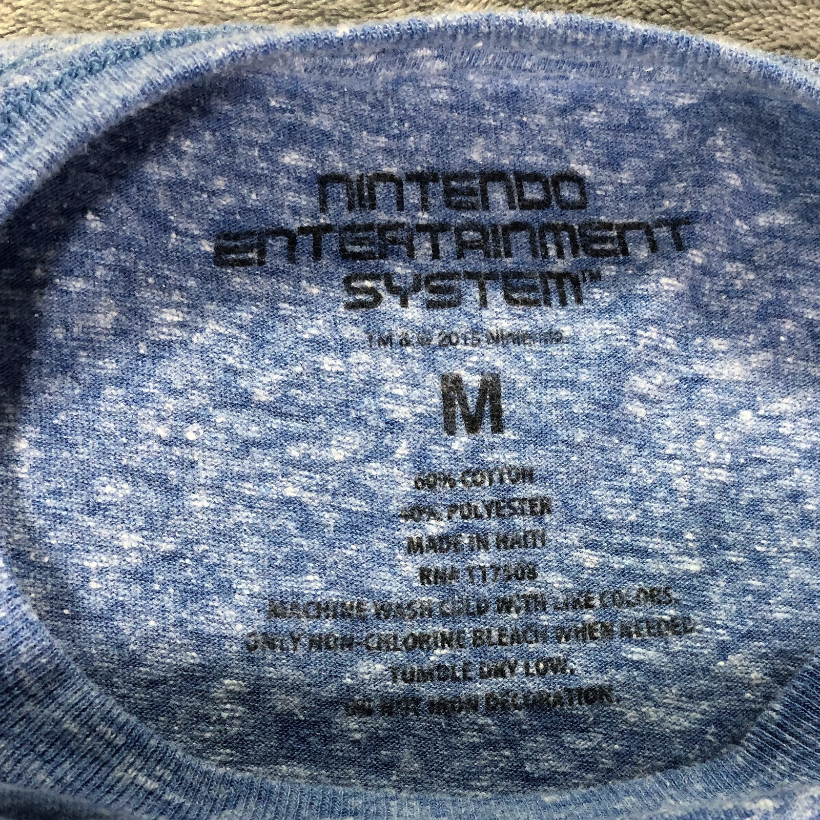 Nintendo T-shirt NES Controller Classically Train… - image 6