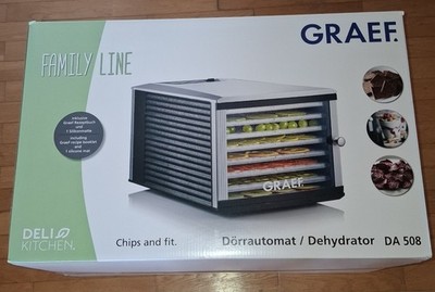 Graef Dörrautomat DA 508, INKL. 8 PLATTEN/EINSCHÜBE ** Wie Neu