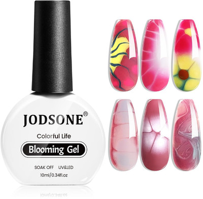 JODSONE 10ML Blooming Gel Nail Polish Clear Marble Nail Nail Art Accessories for
