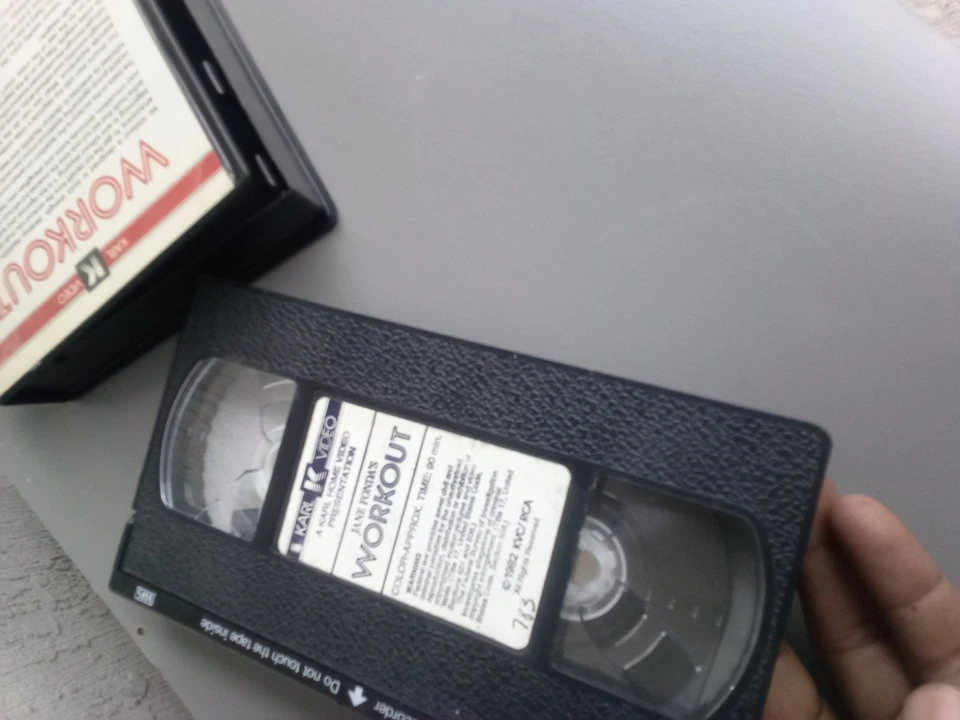 Jane Fonda Workout Prime Time VHS 1982 Set Karl-Lorimar Karl Vintage Video - Image 3 of 4