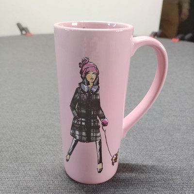 Vera Wang Simply Vera Breast Cancer Coffee Mug. Art Deco Print COFFEE Mug. B171