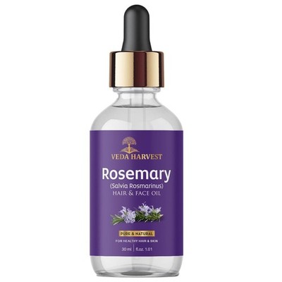 Veda Harvest - Ätherisches Rosmarinöl 30 ml | Unterstützt das Haarwachstum...