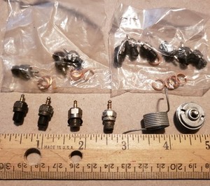 Model Airplane Nitro RC glow plugs and copper seals - Rc Glow Plugs
