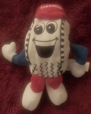 Never Used 6-inch Belle Tire Tireman Plush Bean Bag Toy by Halo